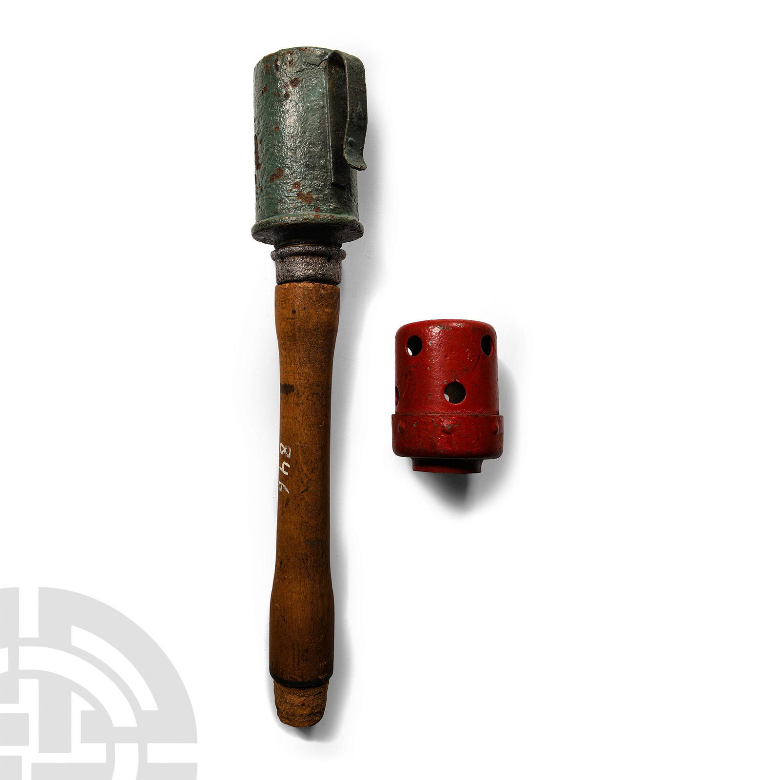 German WWII Stick Grenade Group (1 of 1)