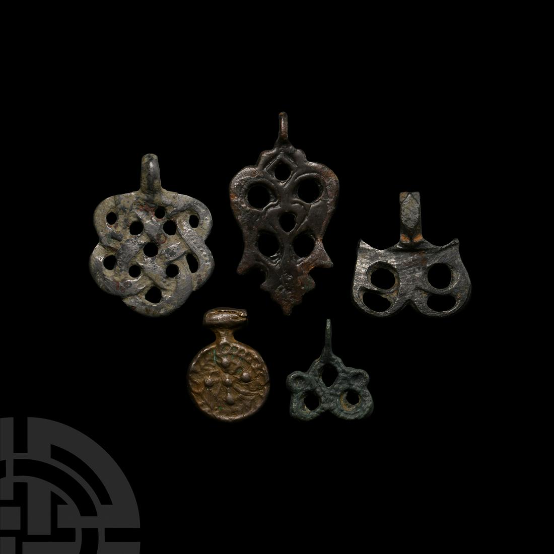 Viking Age Bronze Pendant Collection (1 of 1)