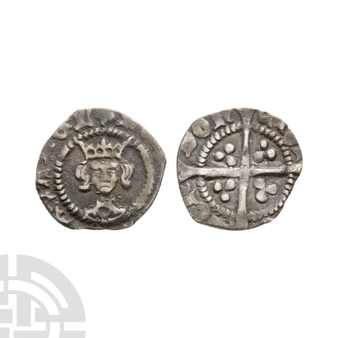 English Medieval Coins - Henry VIII - London - AR Halfpenny (1 of 1)