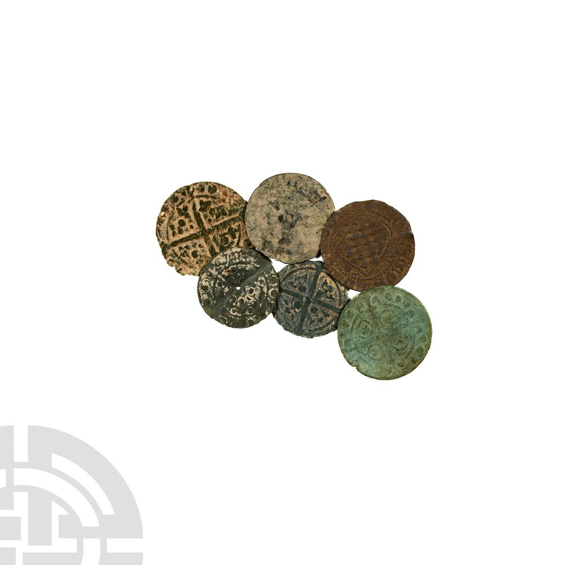 British Tokens - Edward I and Later - Sterling and Other Jetton Group [6] (1 of 1)