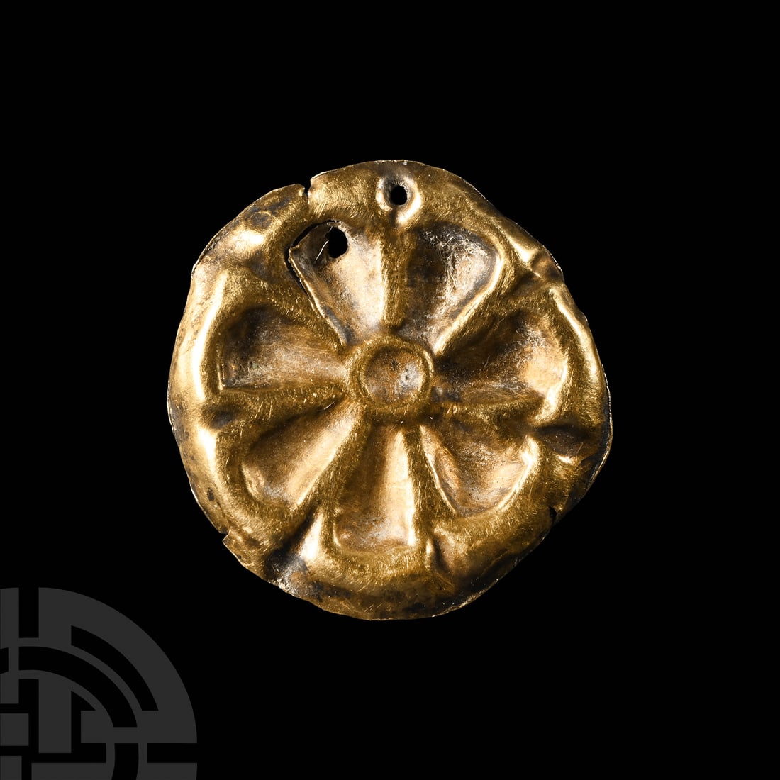Egyptian Gold Rosette Mount (1 of 1)