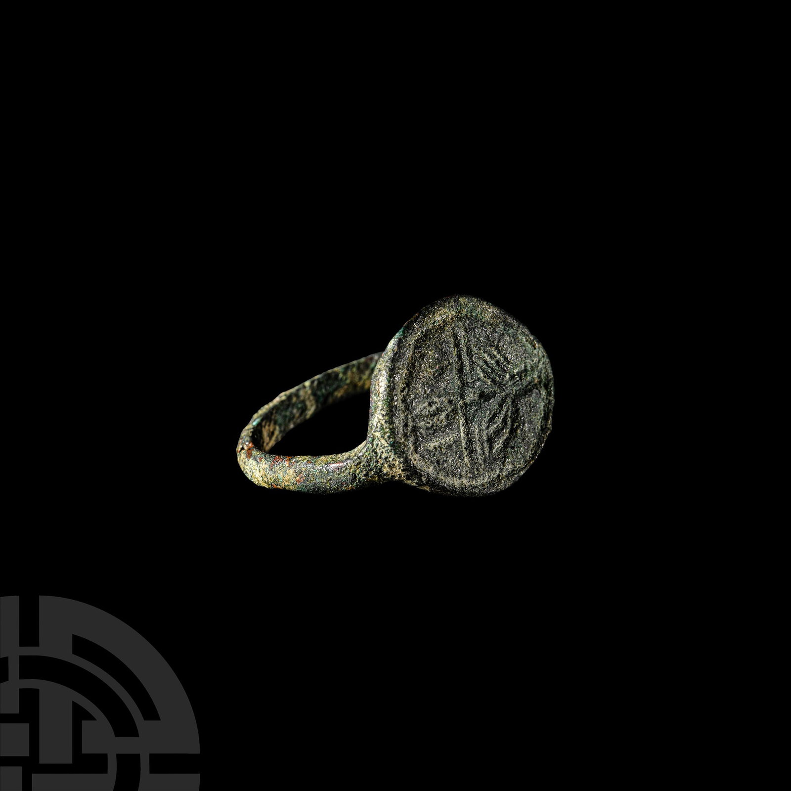 Greek Bronze Signet Ring (1 of 1)