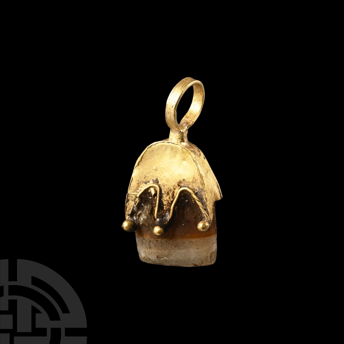 Viking Age Gold Elf Shot Pendant (1 of 1)