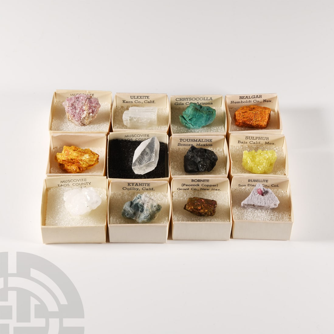 Natural History - Boxed Mixed Mineral Collection [12] (1 of 1)