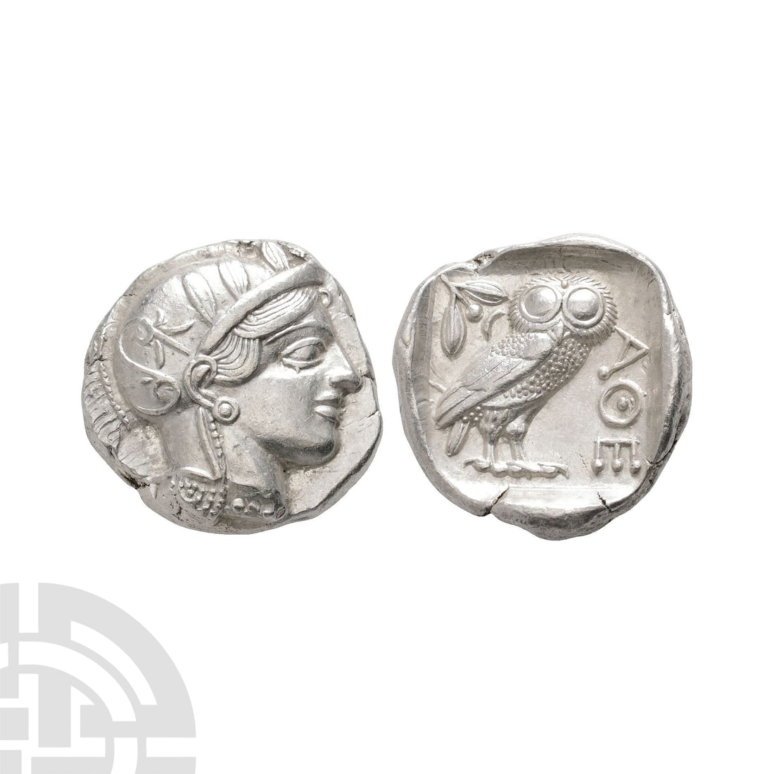 Ancient Greek Coins - Attica - Athens - Owl AR Tetradrachm (1 of 1)