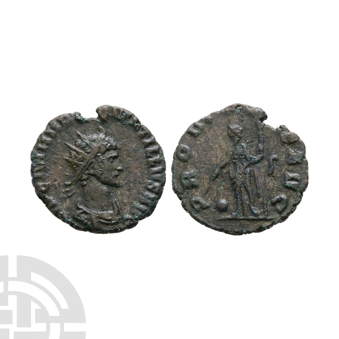 Ancient Roman Imperial Coins - Quintillus - Providentia AE Antoninianus (1 of 1)