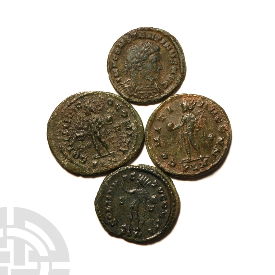 Ancient Roman Imperial Coins - Constantinian - London - AE Follis Group [4] (1 of 1)