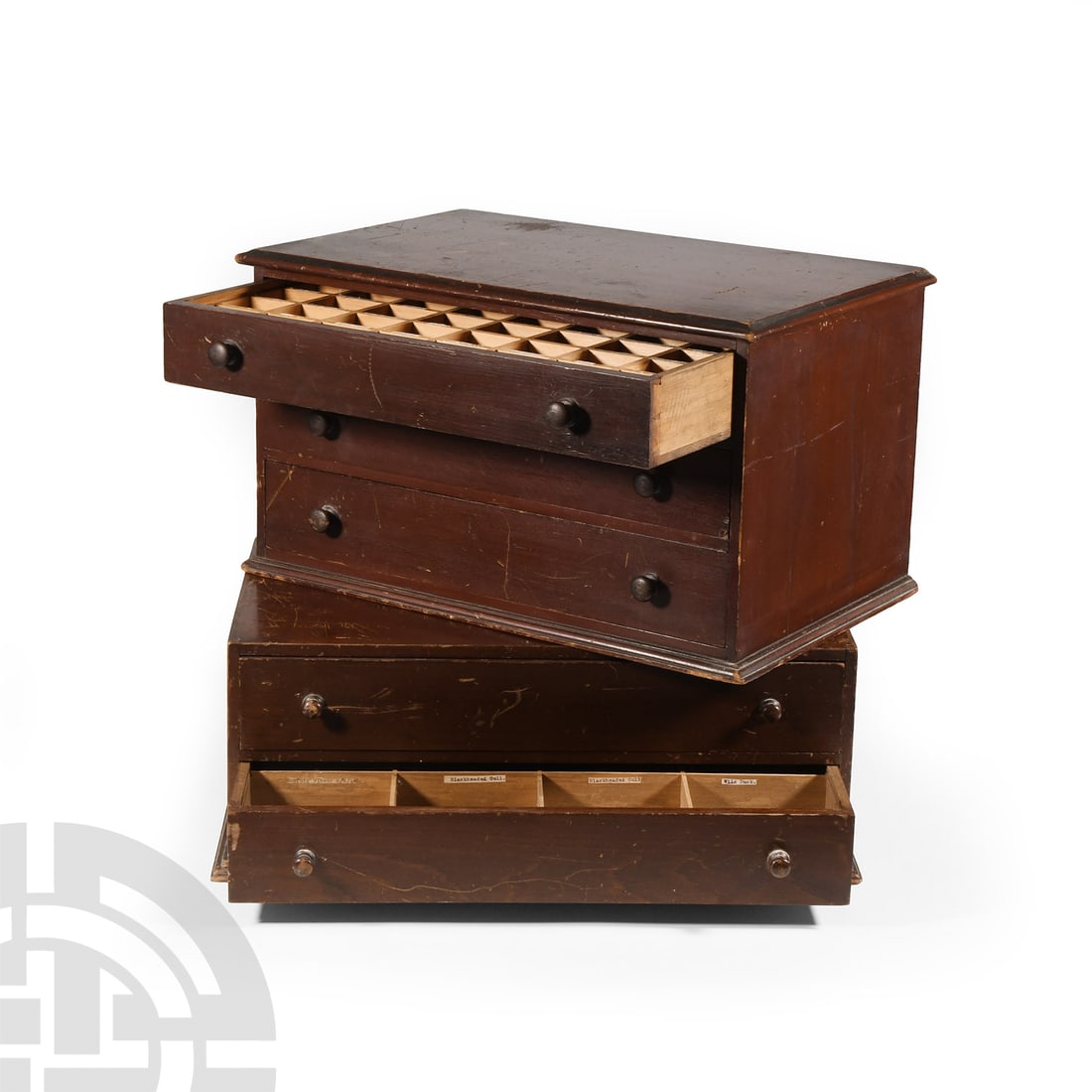 Cabinets - Wooden Collector's Cabinet Pair (1 of 1)