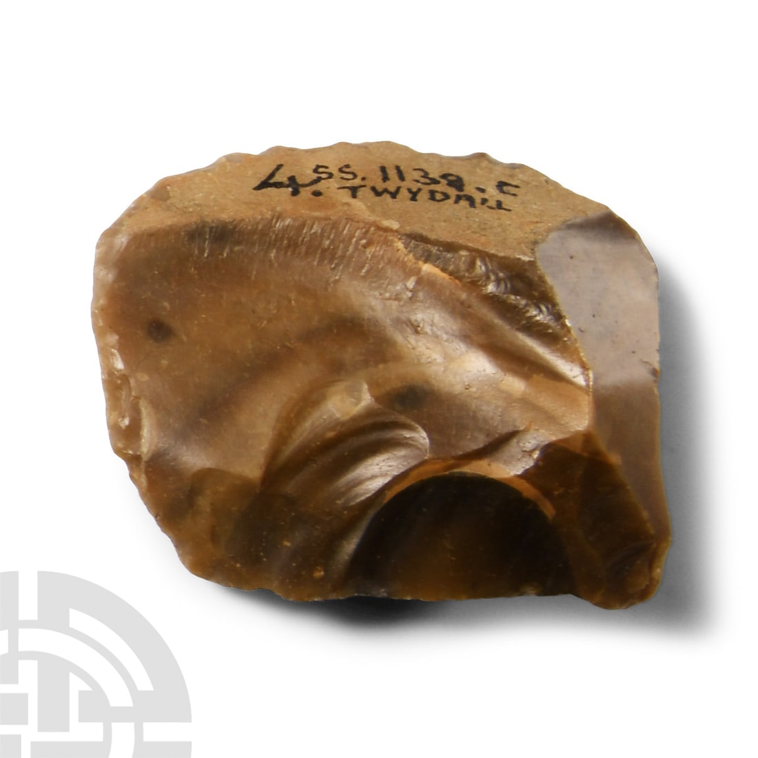 Stone Age Twydall Knapped Flint Scraper Tool (1 of 1)