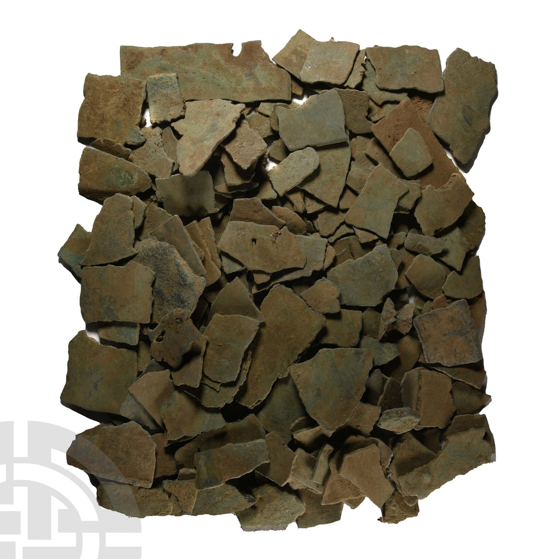 Medieval Bronze Plate Section Group (1 of 1)