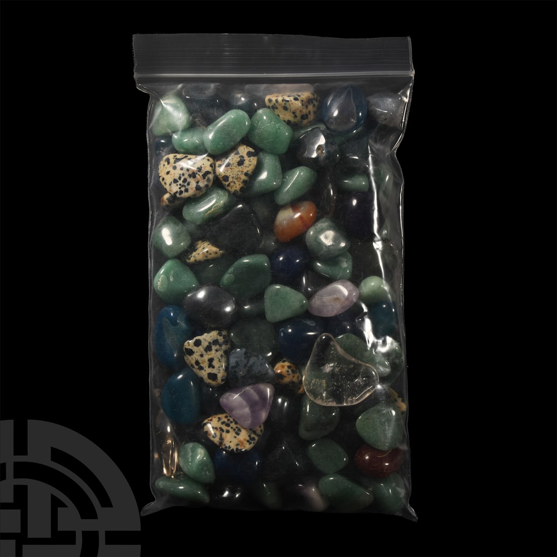 Natural History - Mixed Polished Mineral Specimen Pebble Group [100]. (1 of 1)