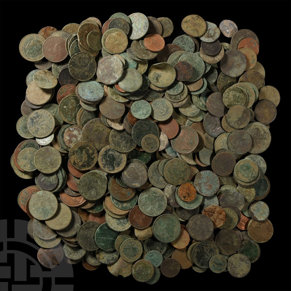 English Milled Coins - Bronze and Other Mixed Coin Group [373] (1 of 1)