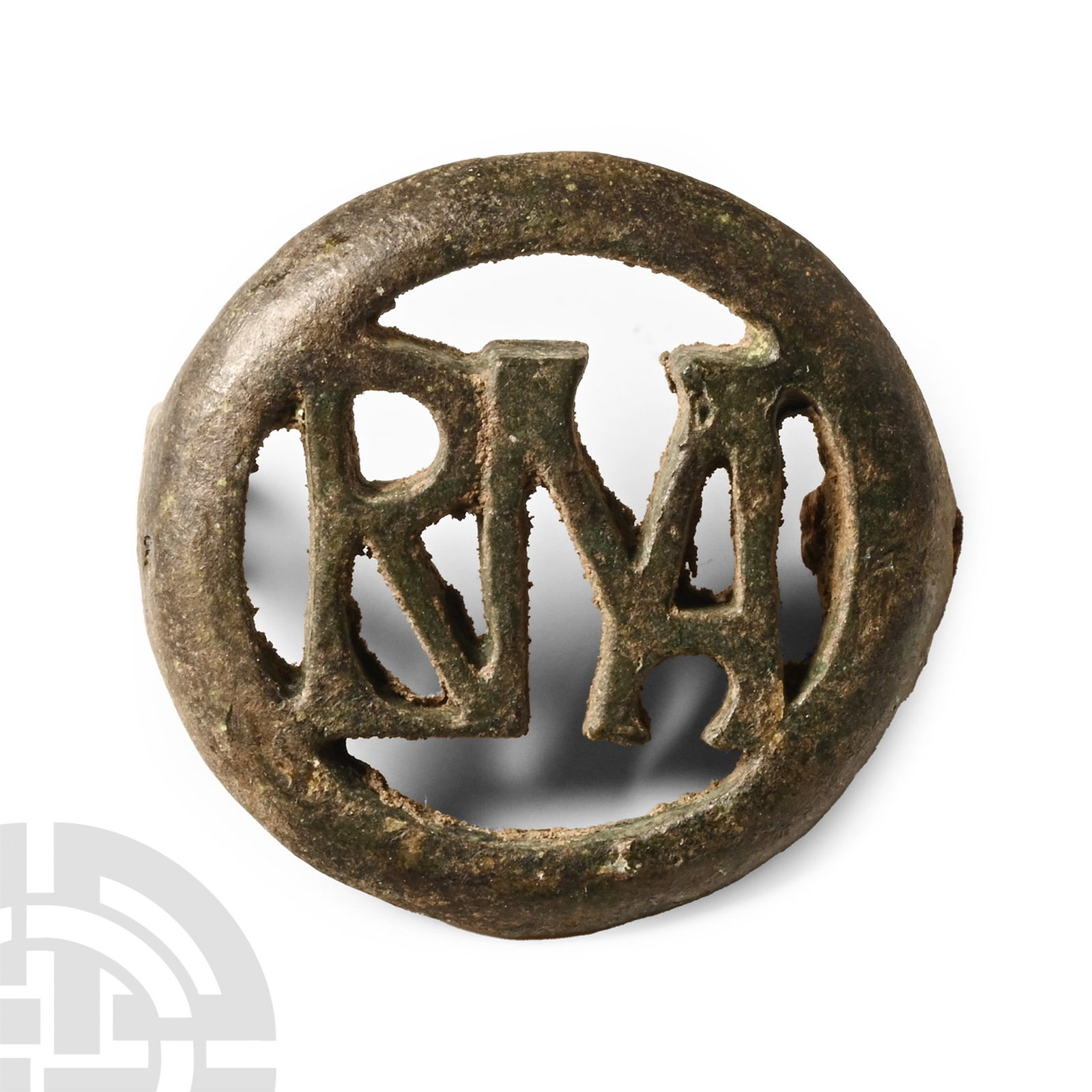 Roman Bronze ROMA Brooch (1 of 1)