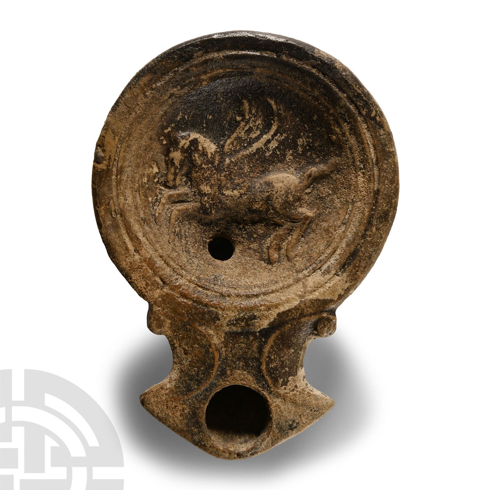 Roman Oil Lamp with Pegasus (1 of 1)