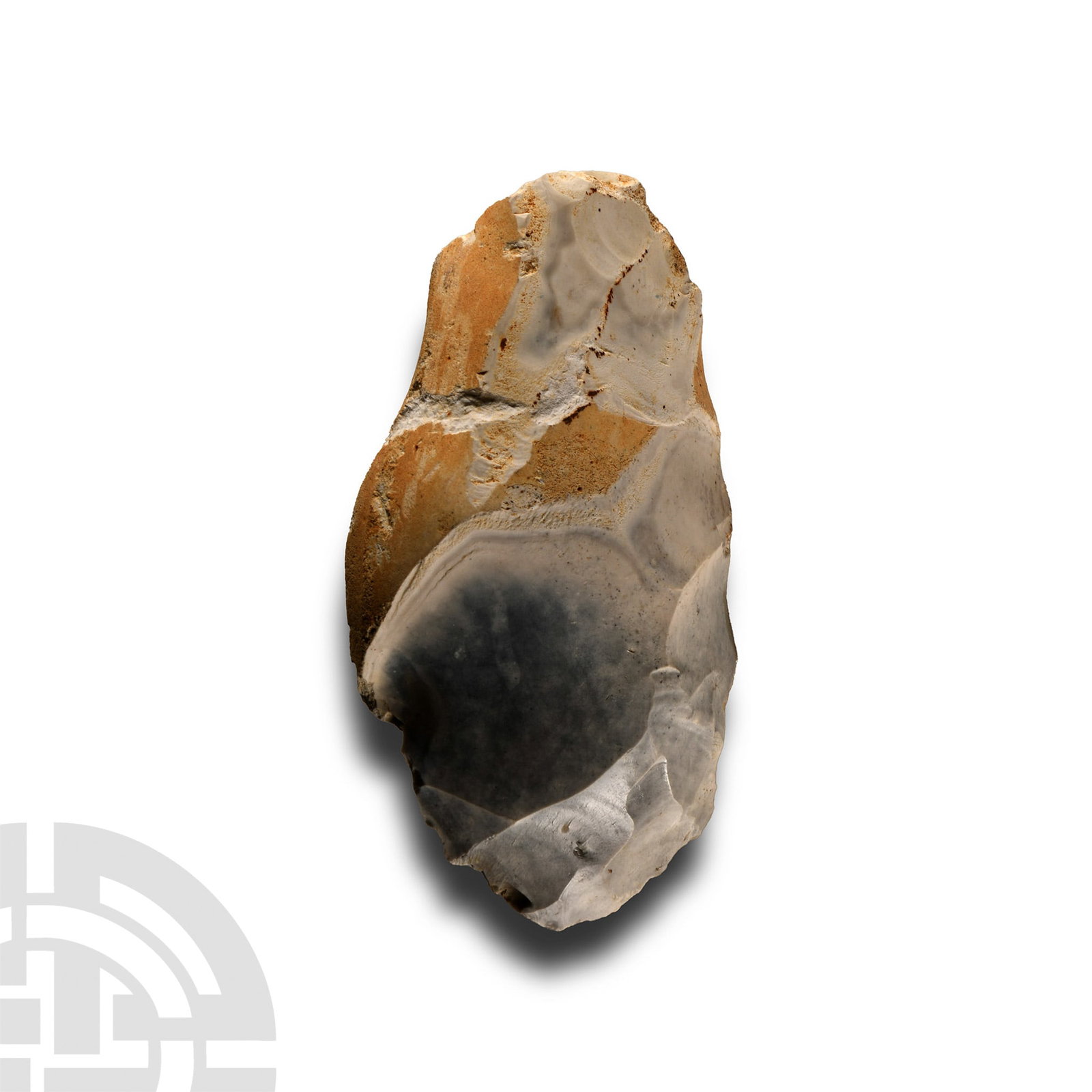 Stone Age 'Troussencourt' Knapped Flint Handaxe (1 of 1)