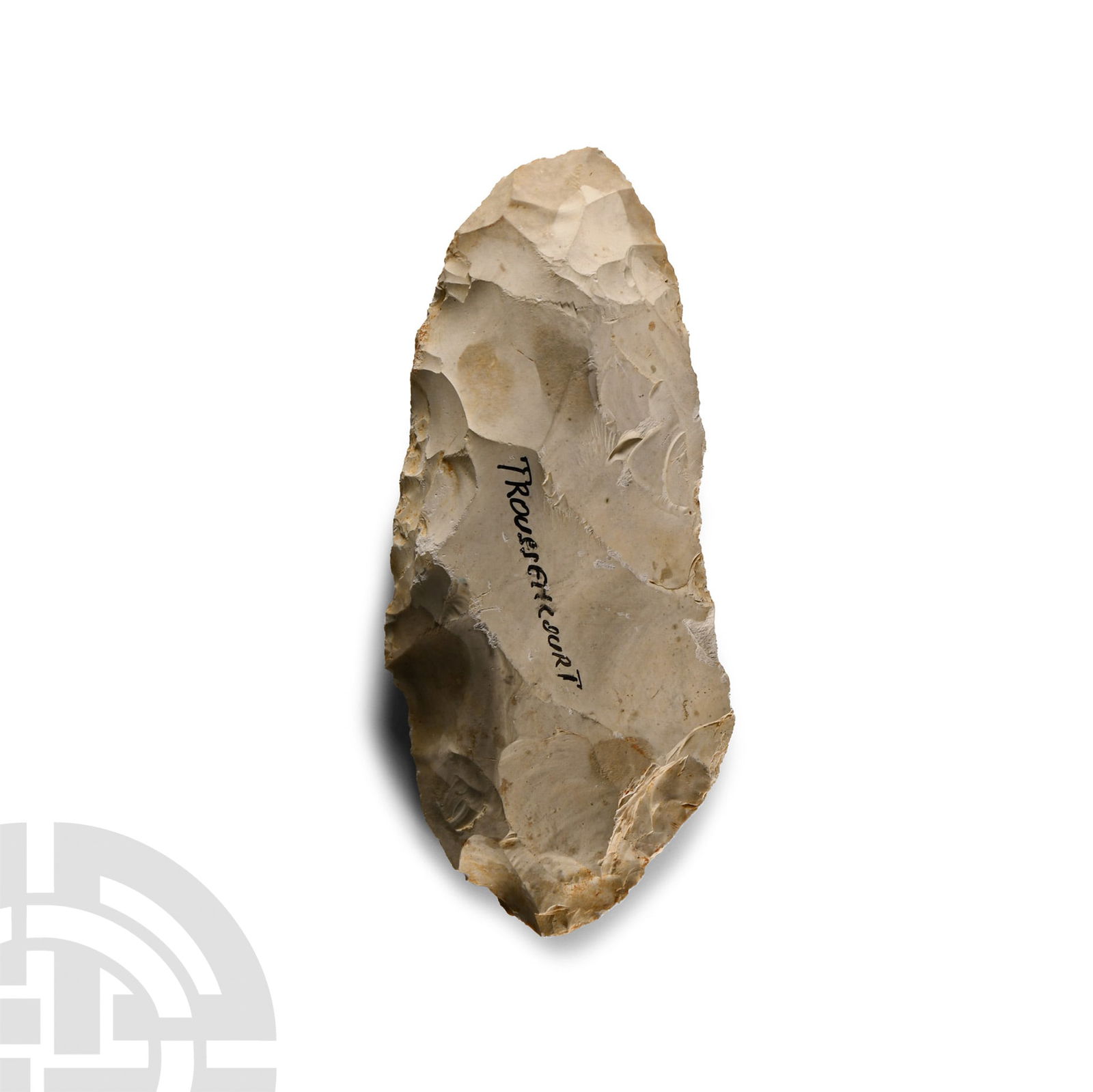Stone Age 'Troussencourt' Knapped Flint Adze (1 of 1)