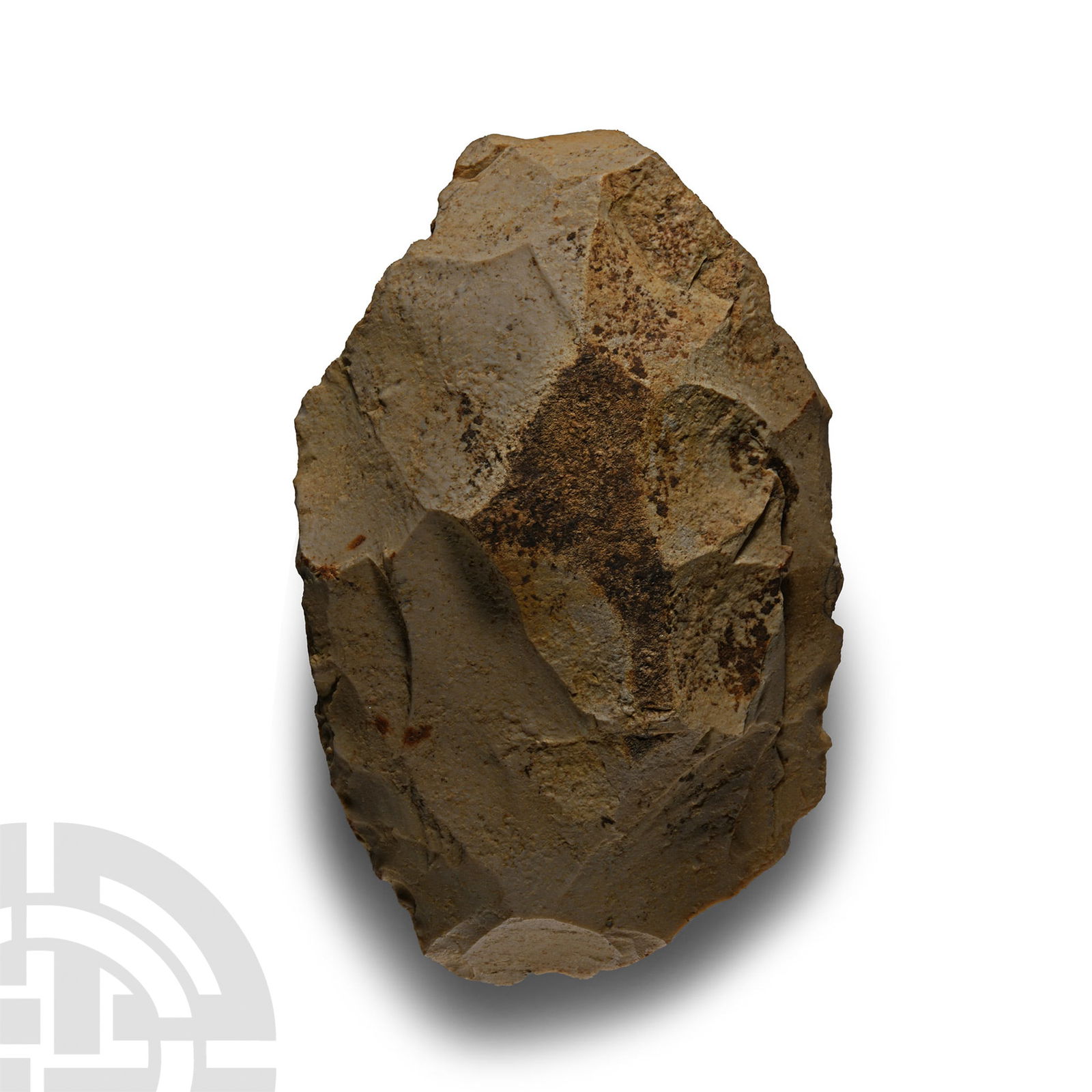 Very Large Stone Age Knapped Handaxe (1 of 1)