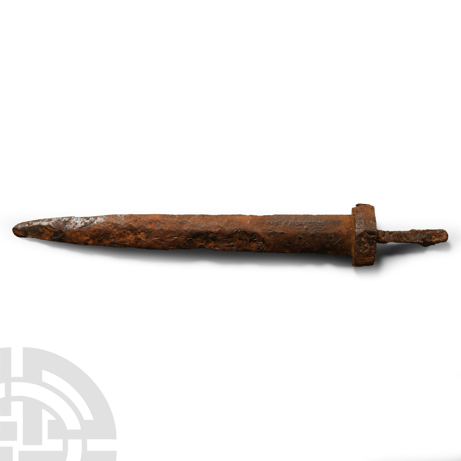 Medieval Iron Dagger Blade with Lower Guard (1 of 1)