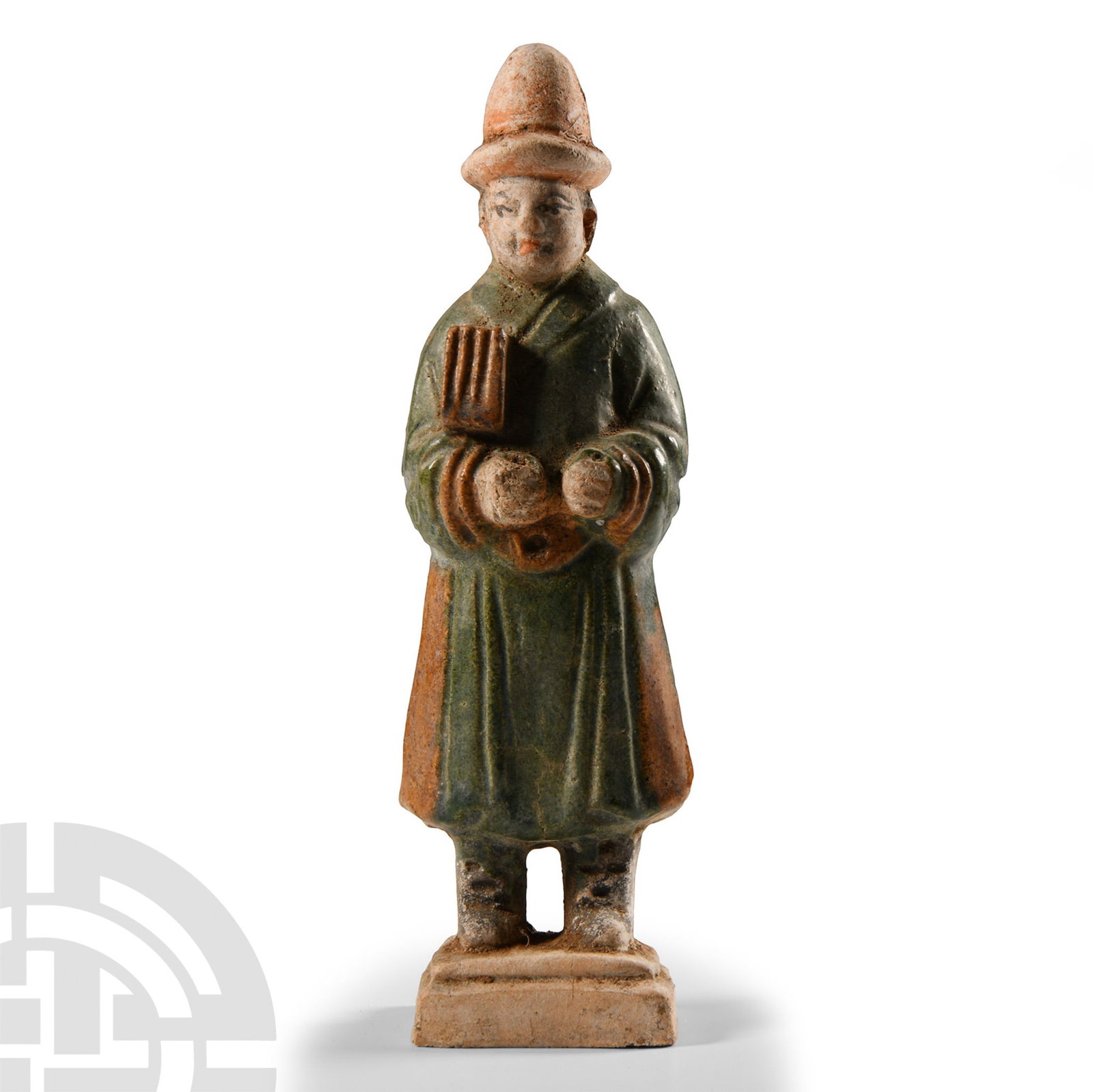 Chinese Ming Glazed Terracotta Tomb Attendant Figure (1 of 1)