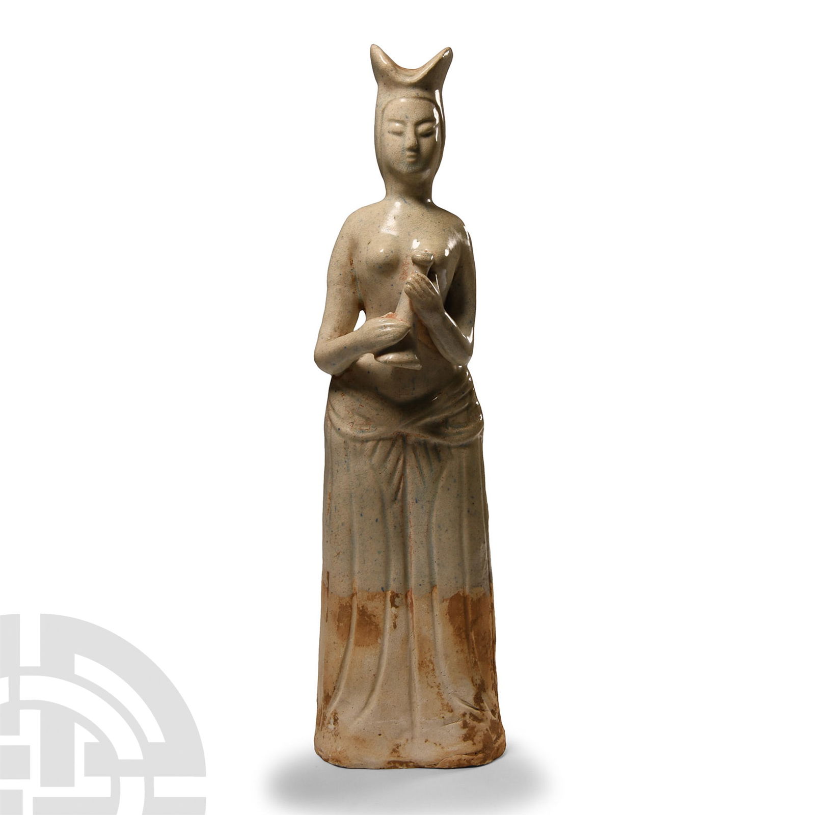 Chinese Sui Straw Glazed Figure (1 of 1)