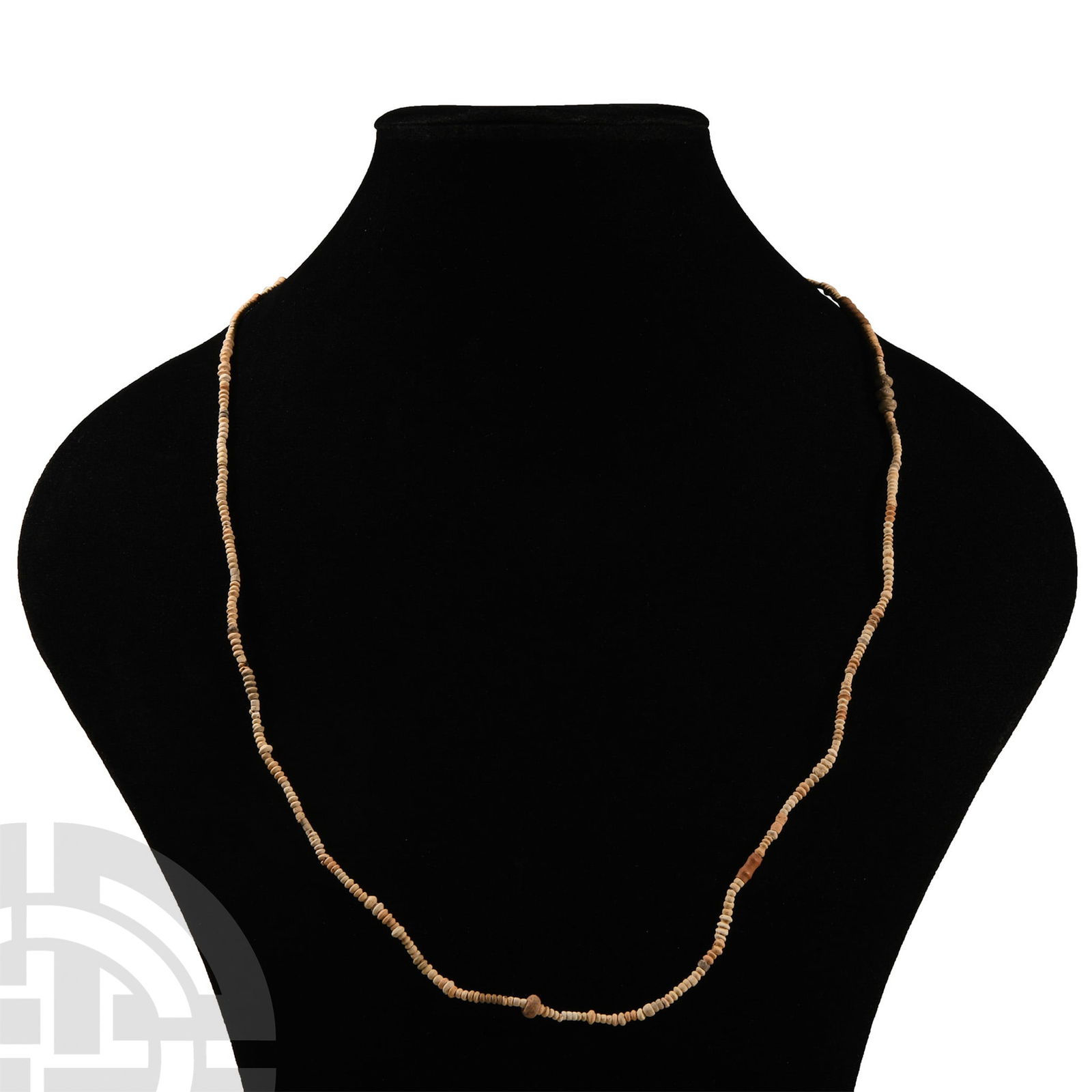 West African Terracotta Bead Necklace String (1 of 1)