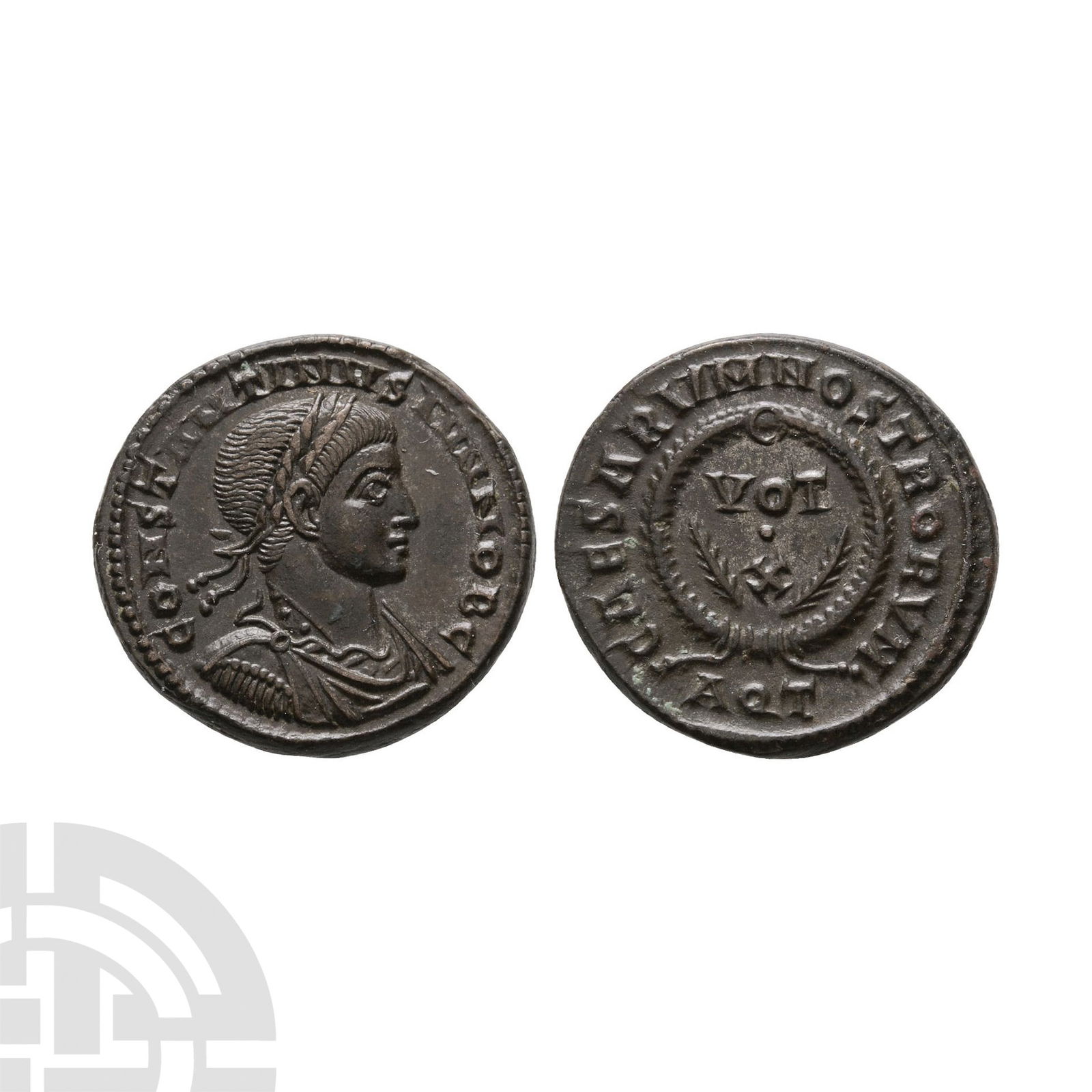 Ancient Roman Imperial Coins - Constantine II - Aquileia AE3/4 (1 of 1)