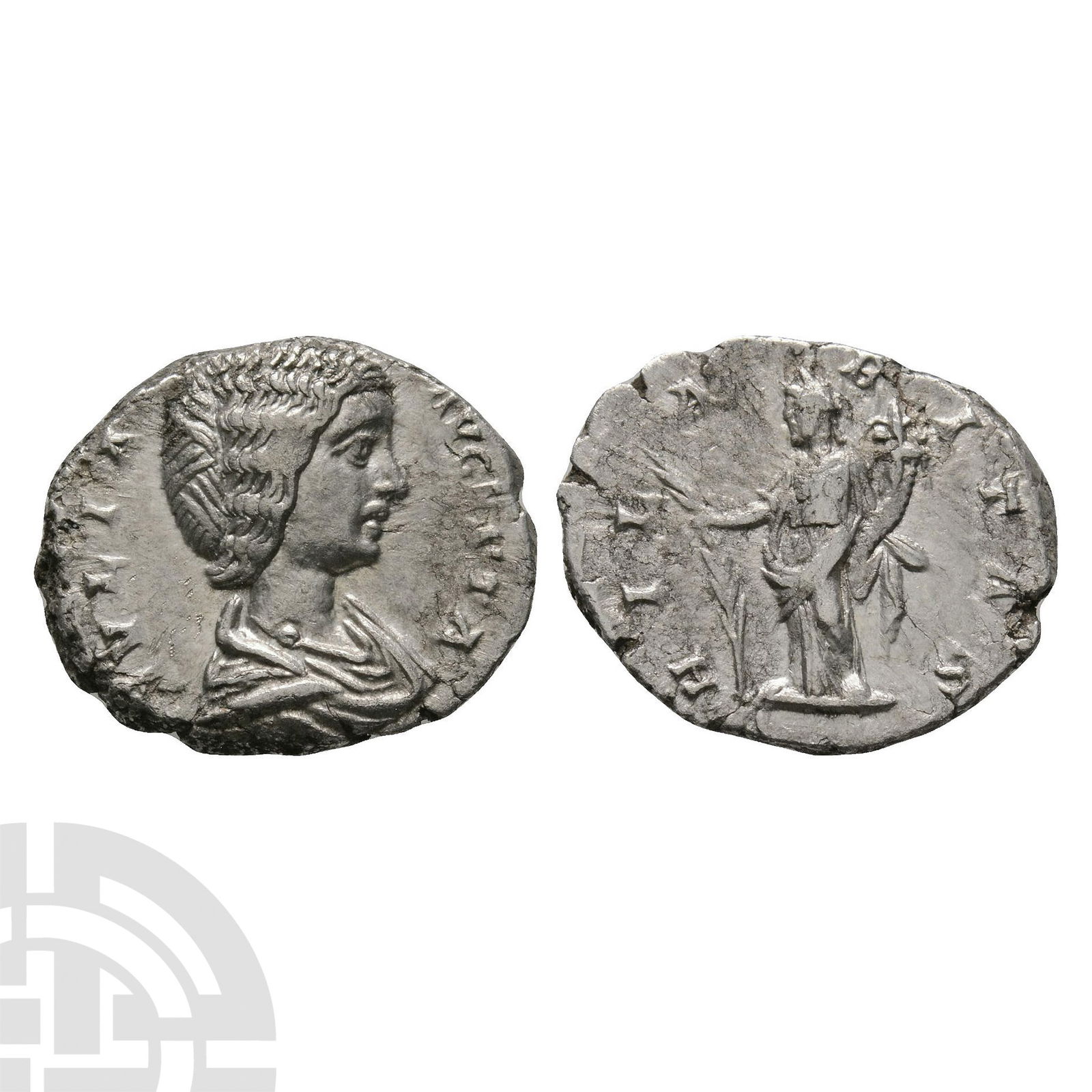 Ancient Roman Imperial Coins - Julia Domna - Hilaritas AR Denarius (1 of 1)