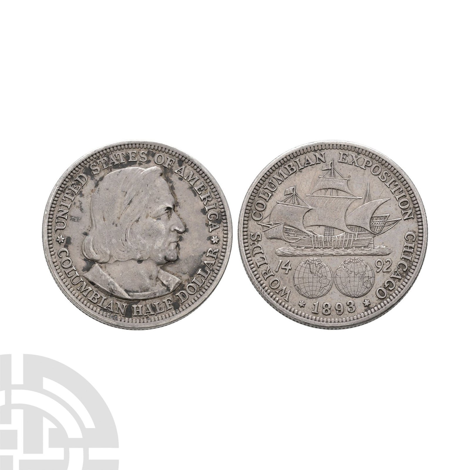 World Coins - USA - 1893 - Expedition AR Half Dollar (1 of 1)