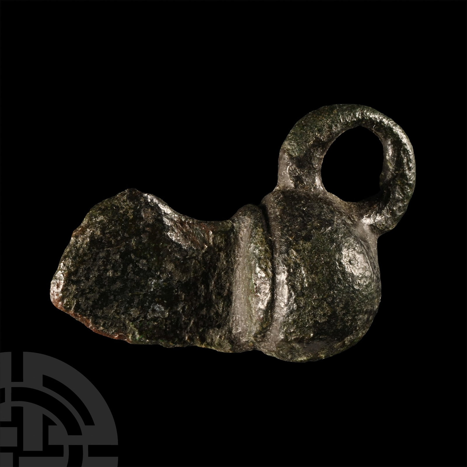 Iron Age Celtic Bronze Votive Axe Pendant (1 of 1)
