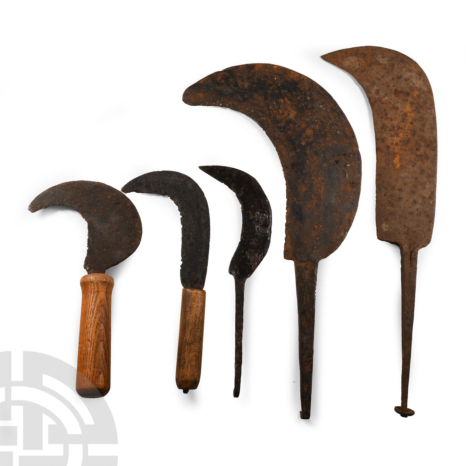 Post Medieval Iron Bill Hook and Tool Collection (1 of 1)