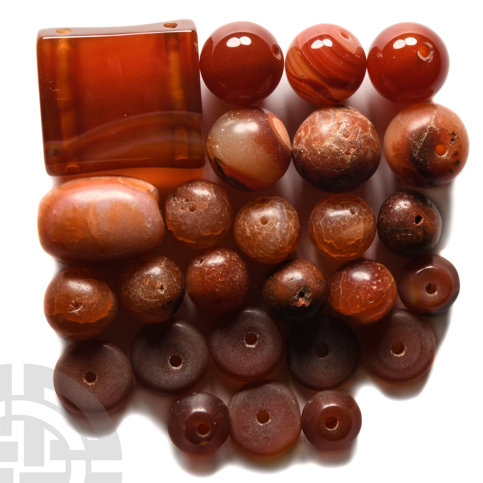 Carnelian Necklace Bead Group (1 of 1)