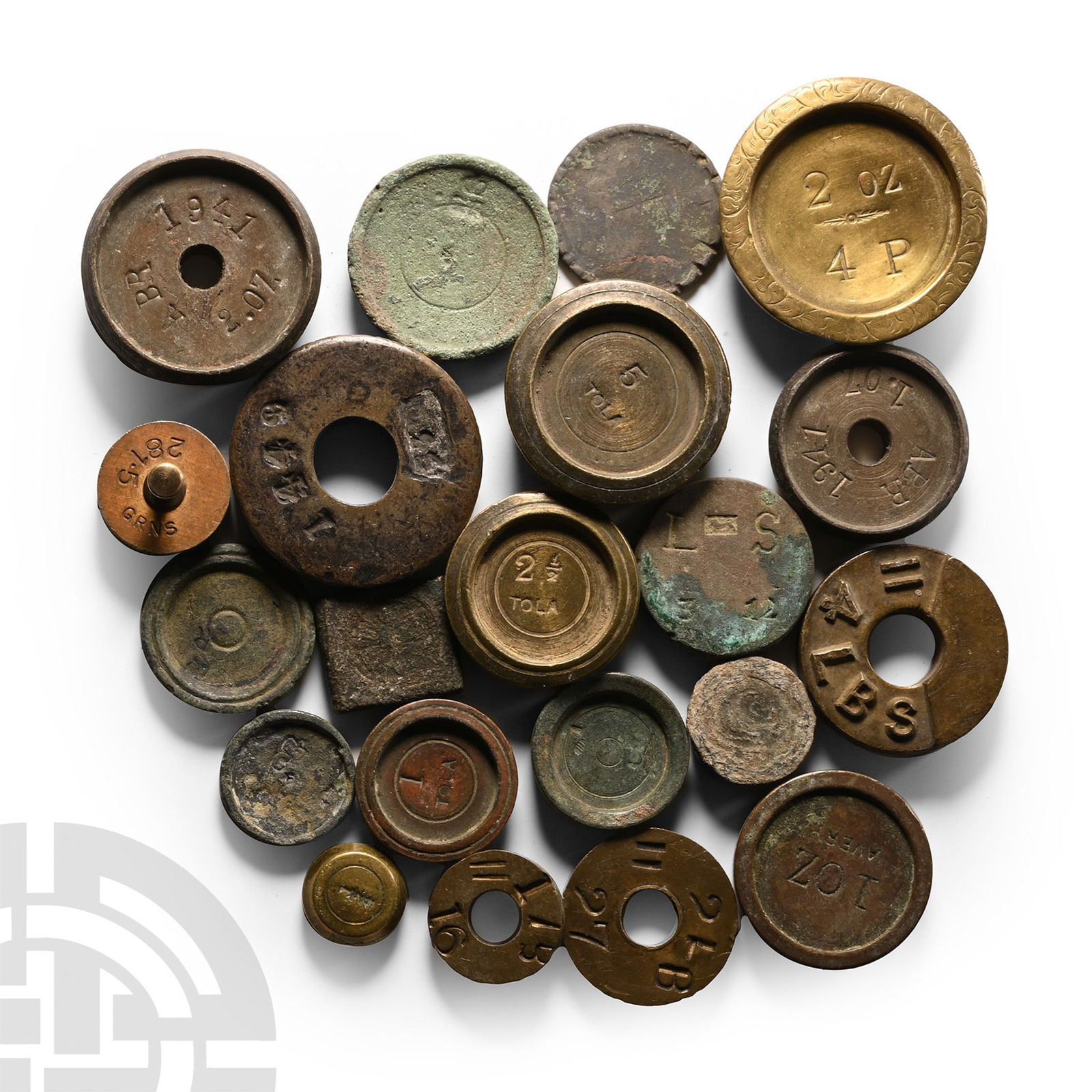 Post Medieval Bronze Weight Collection (1 of 1)