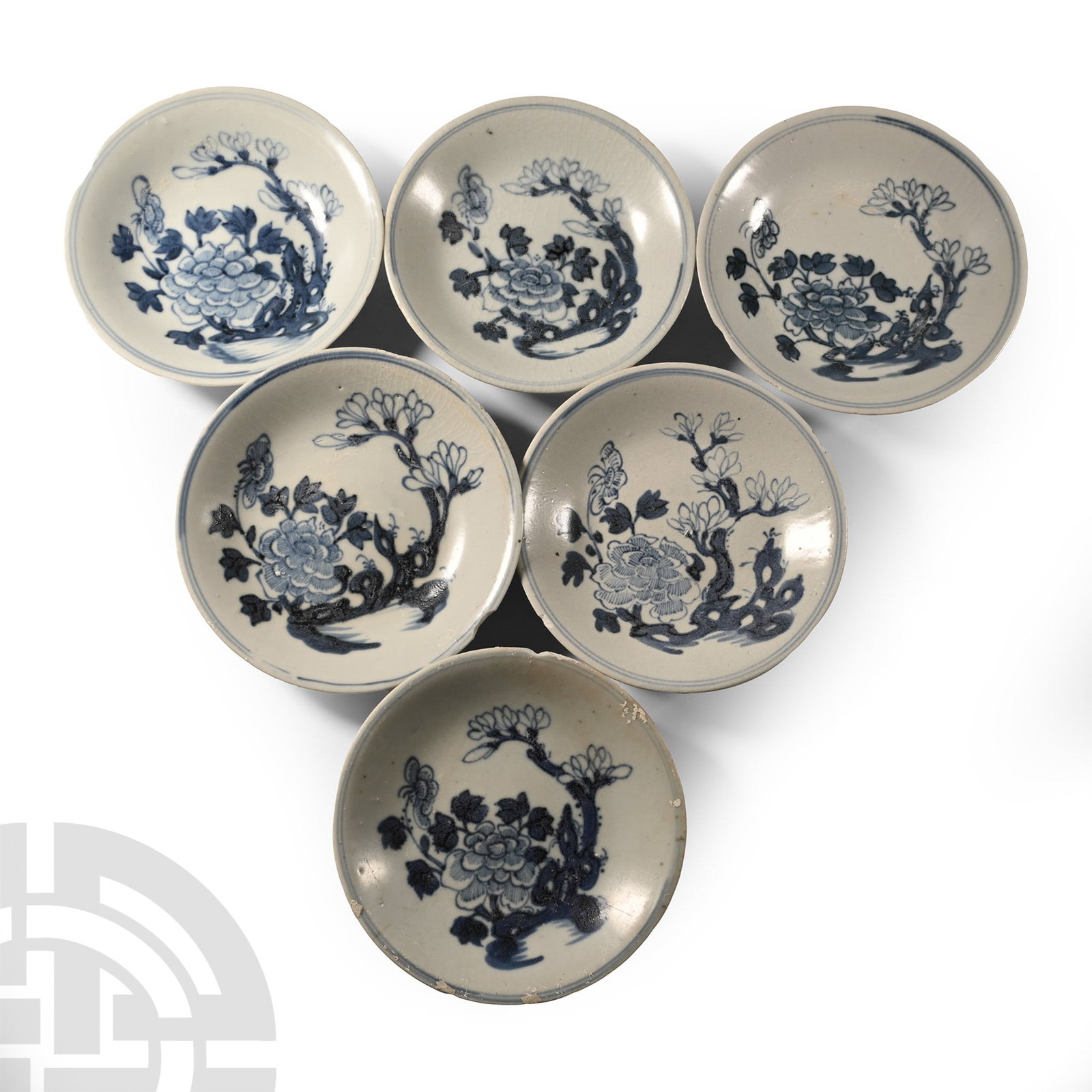 Tek Sing Treasure Shipwreck Glazed Blue and White Dish Set (1 of 1)