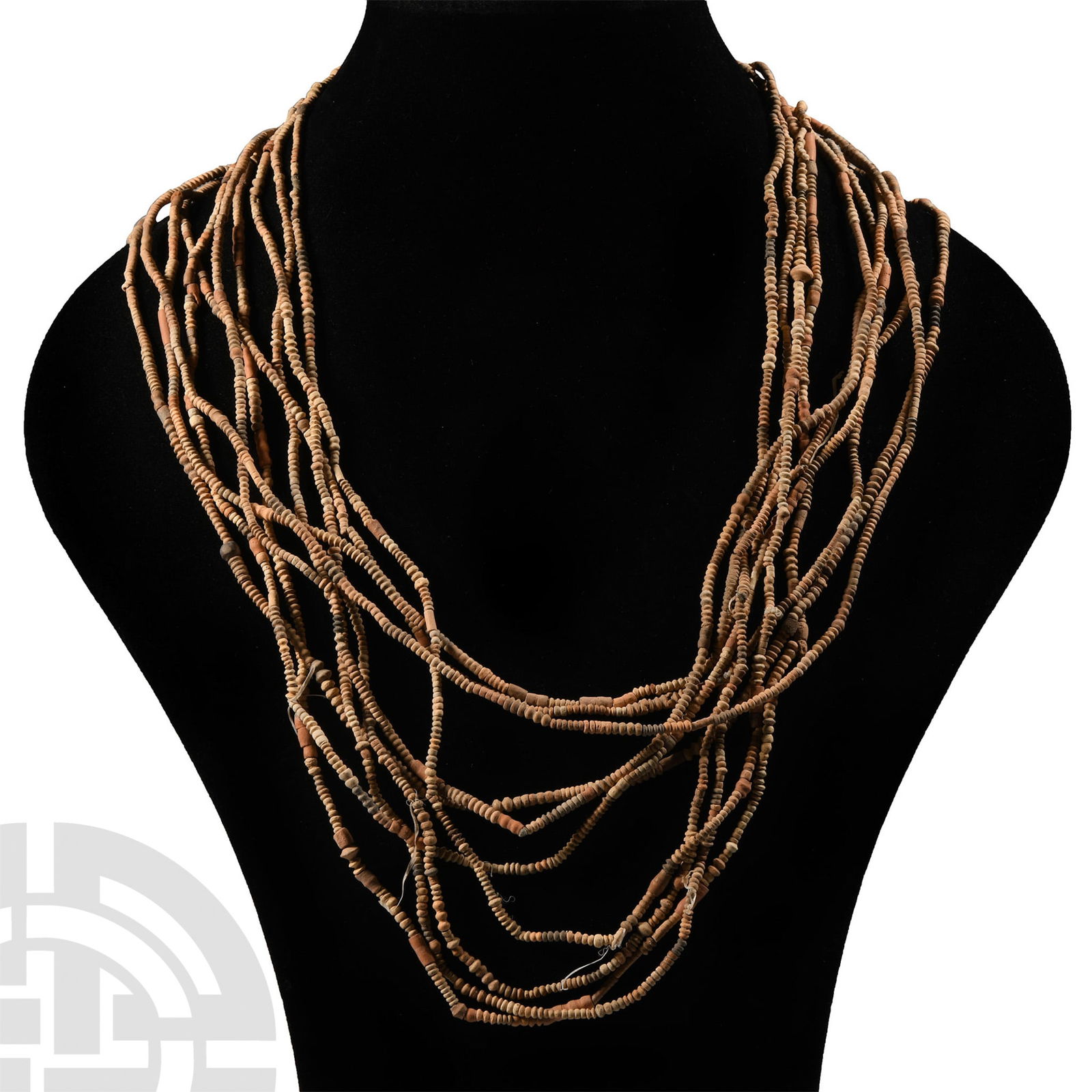 African Terracotta Bead String Group (1 of 1)