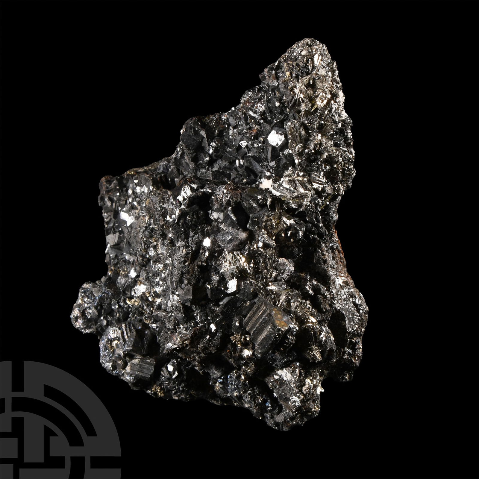 Natural History - Historic 'Cornwall' Bournonite and Arsenopyrite or Sphalerite Mineral Specimen. (1 of 1)