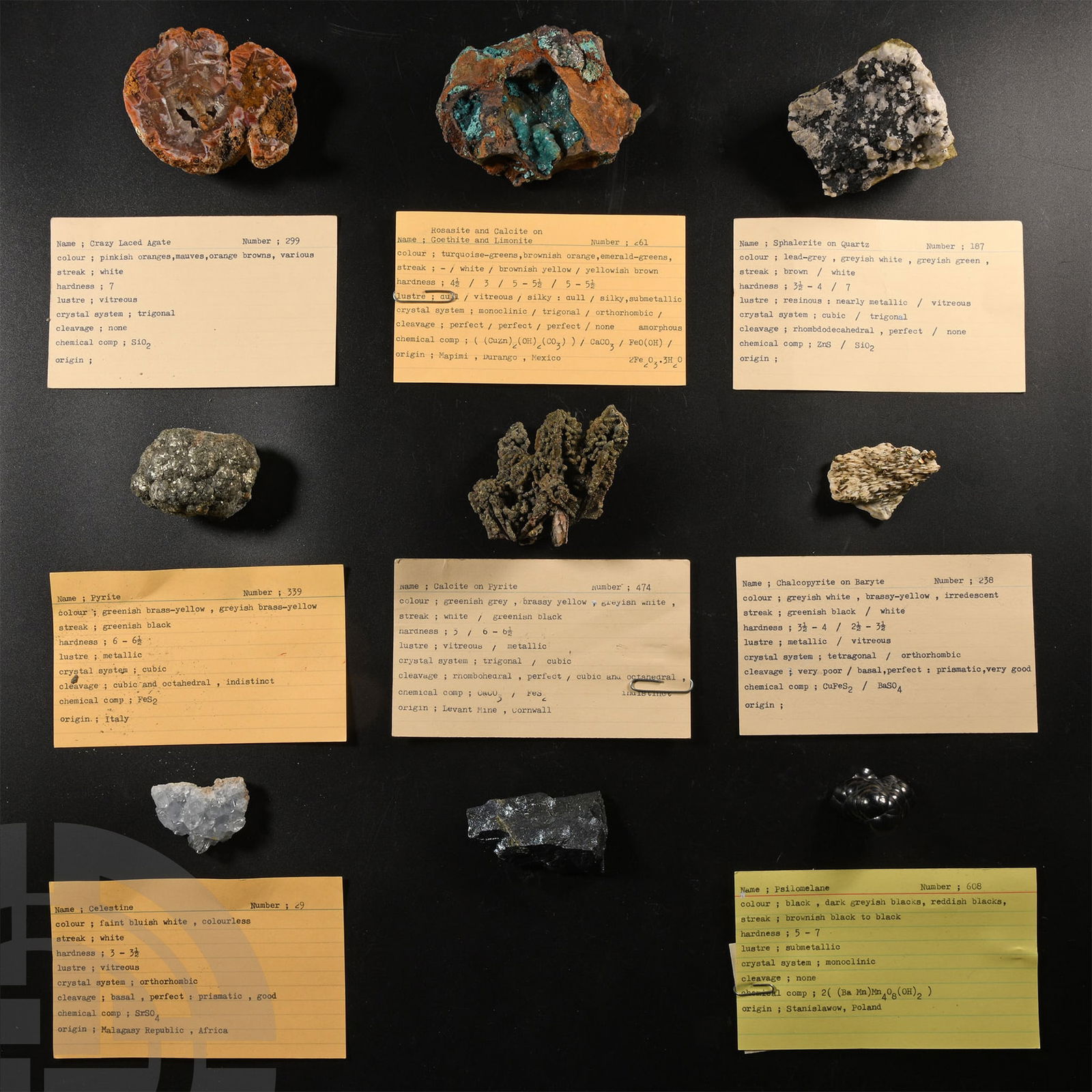 Natural History - Historic Mineral Specimen Collection. (1 of 1)