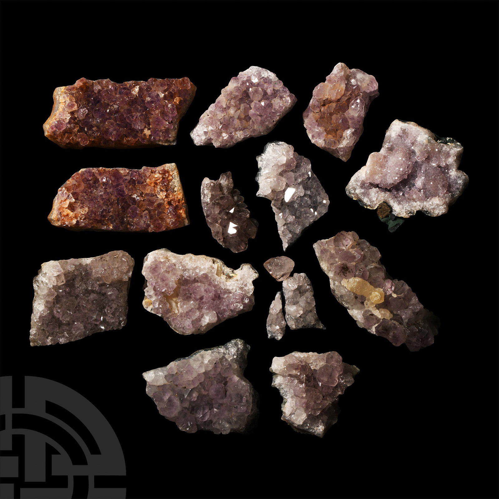 Natural History - Medium Amethyst Crystal Geode Section Group [11]. (1 of 1)