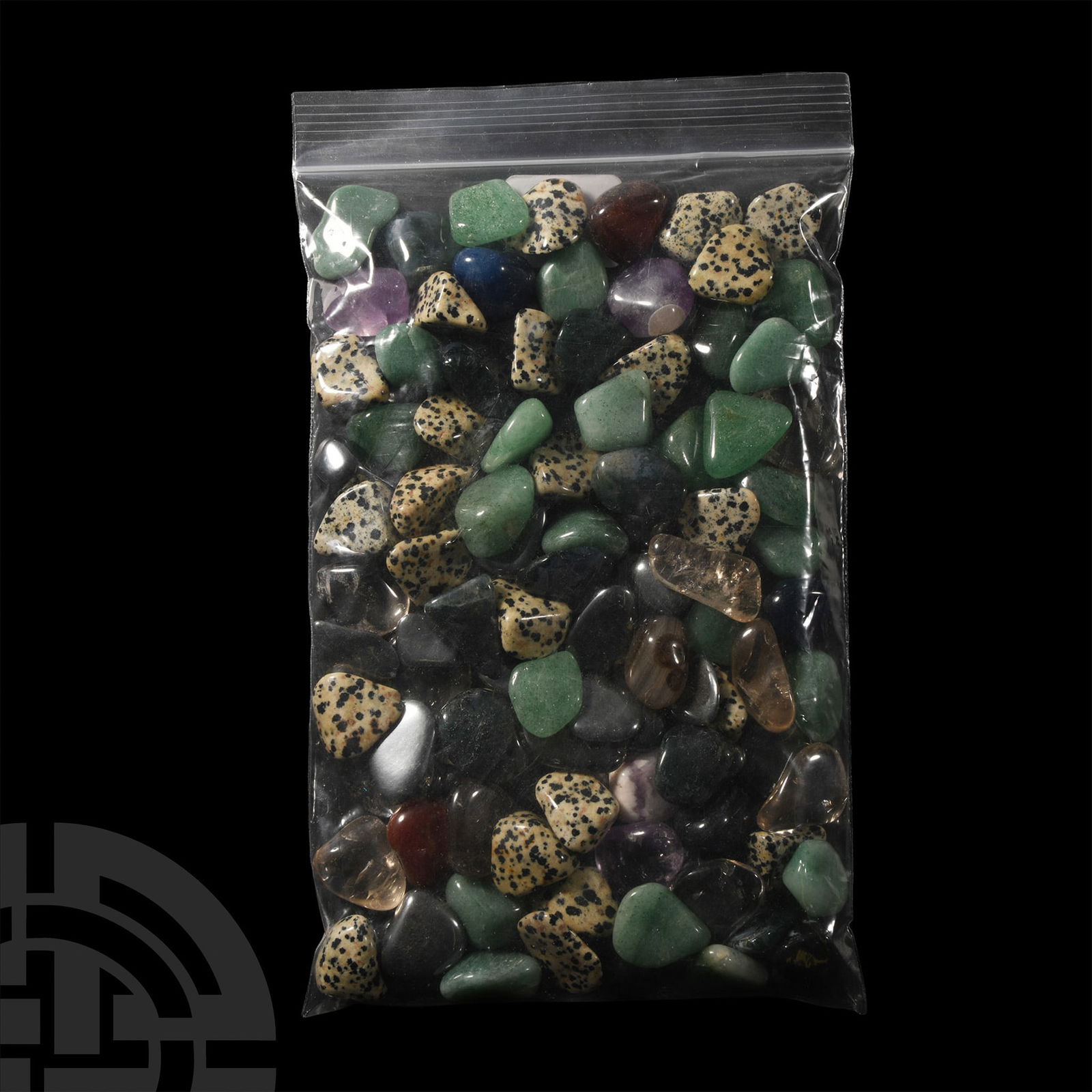 Natural History - Mixed Polished Mineral Specimen Pebble Group [100]. (1 of 1)