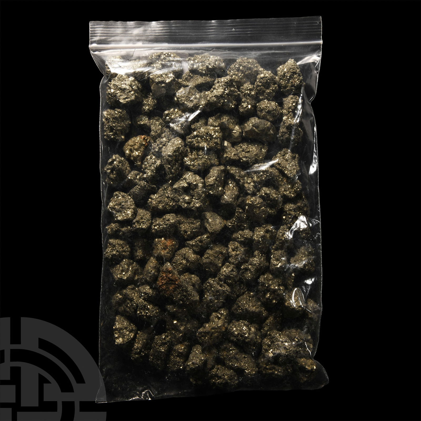 Natural History - Pyrite Crystal 'Fools Gold' Specimen Group [100]. (1 of 1)