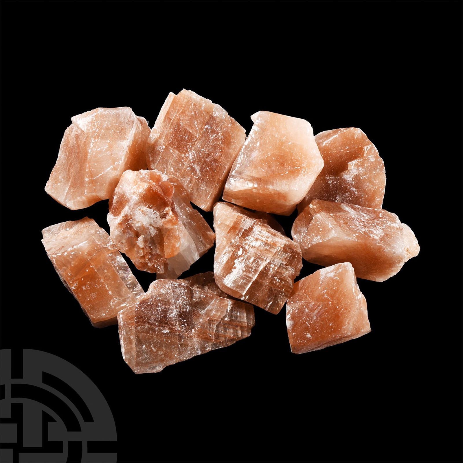 Natural History - Large Brown Calcite Specimen Group [10]. (1 of 1)