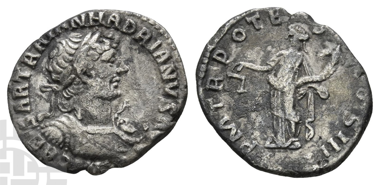 Hadrian AR Denarius. (1 of 1)