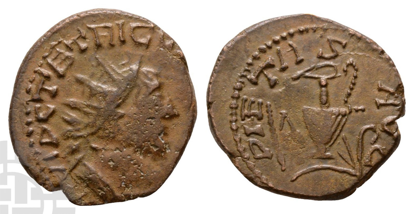 Tetricus I BI Antoninianus. (1 of 1)
