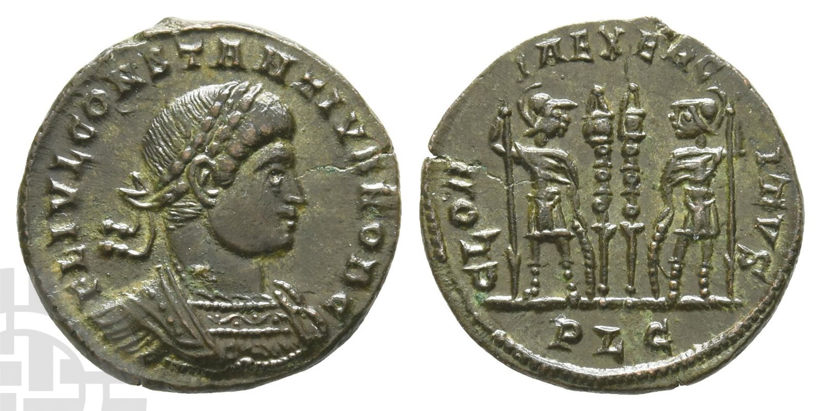 Constantius II, as Caesar BI Nummus. (1 of 1)