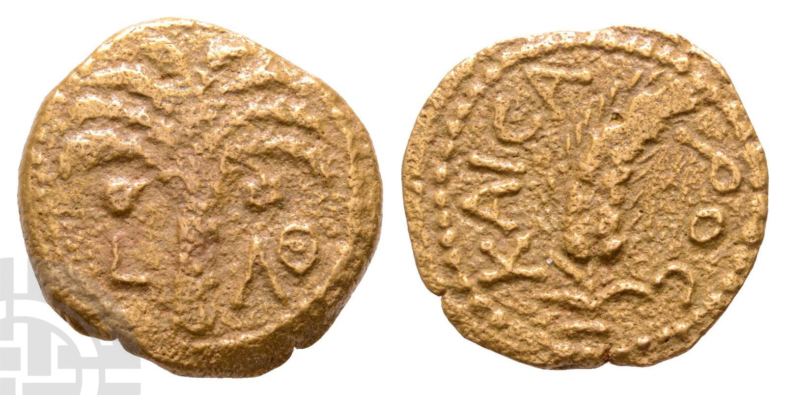 Judaea, Procurators. Marcus Ambibulus AE Prutah. (1 of 1)