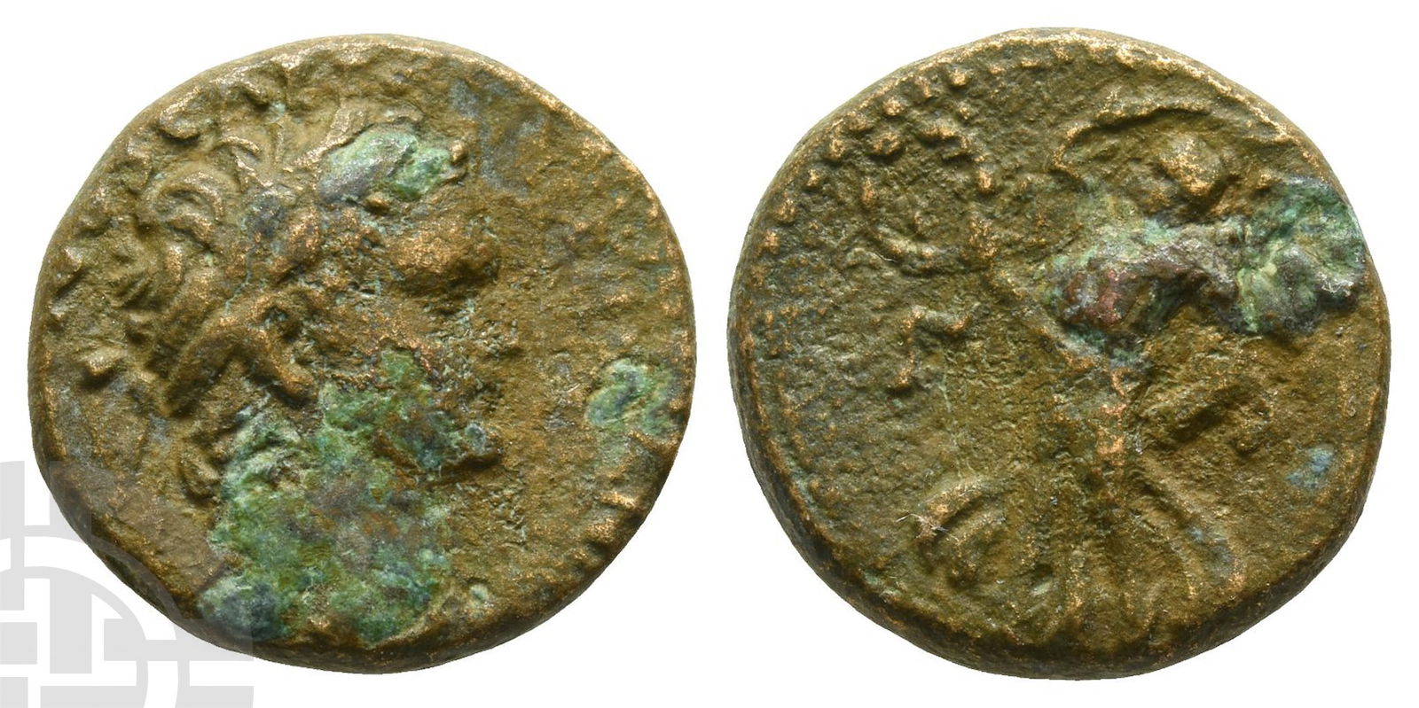 Domitian AE 17mm of Caesarea Maritima. (1 of 1)