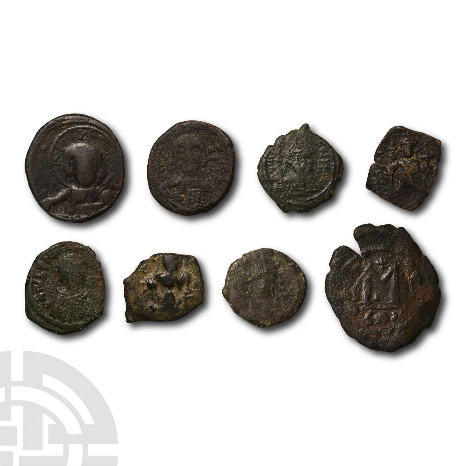 Byzantine Coins - AE Follis Group. (1 of 2)