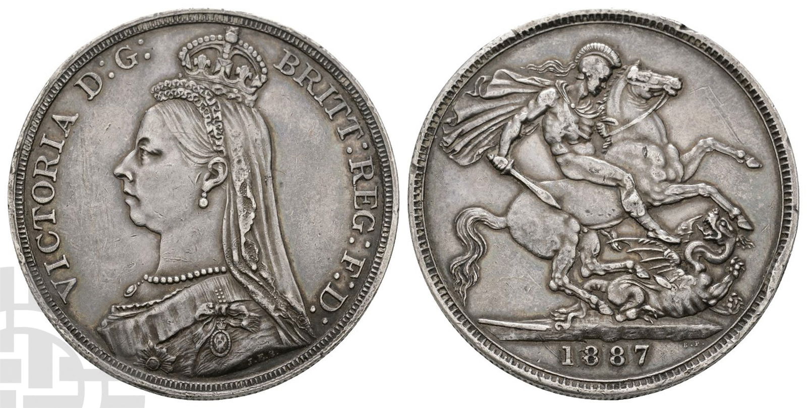 Great Britain. Hanover, Victoria AR Crown. (1 of 1)