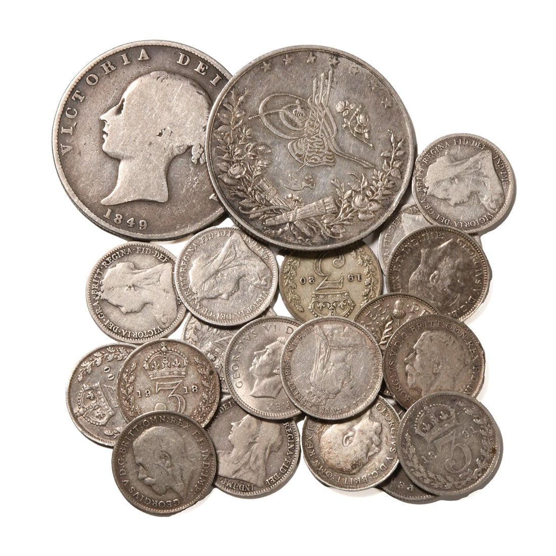 Great Britain. Mixed Silver Issues Group. (1 of 1)