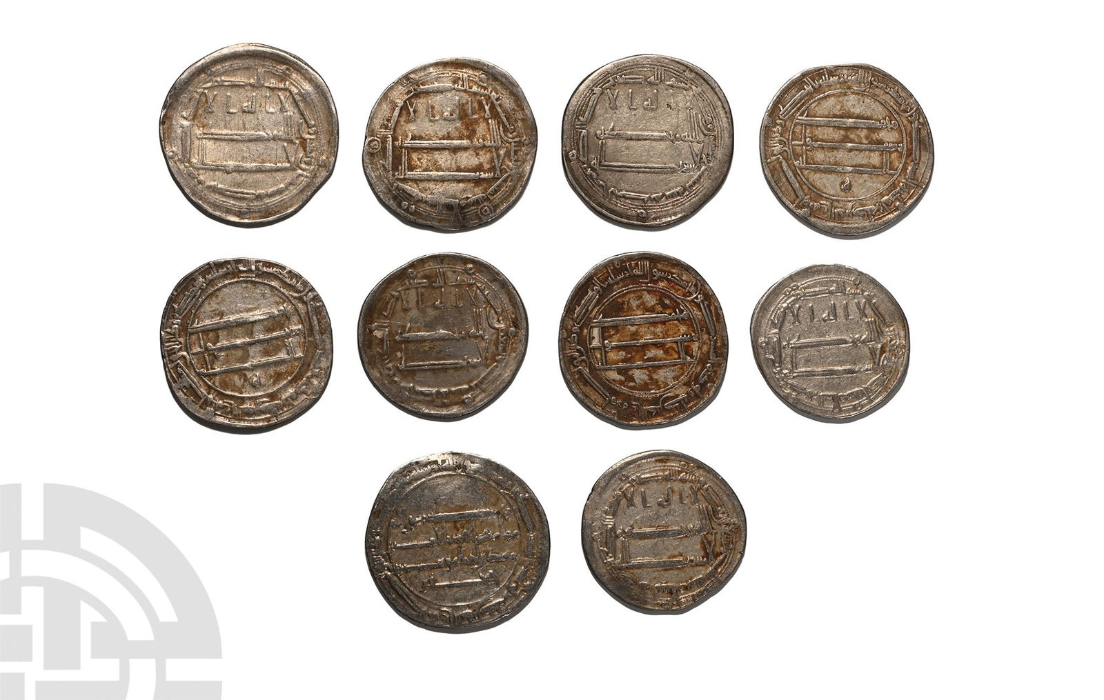 Islamic, Abbasid Dynasty. AR Dirhams Group [10]. (1 of 2)
