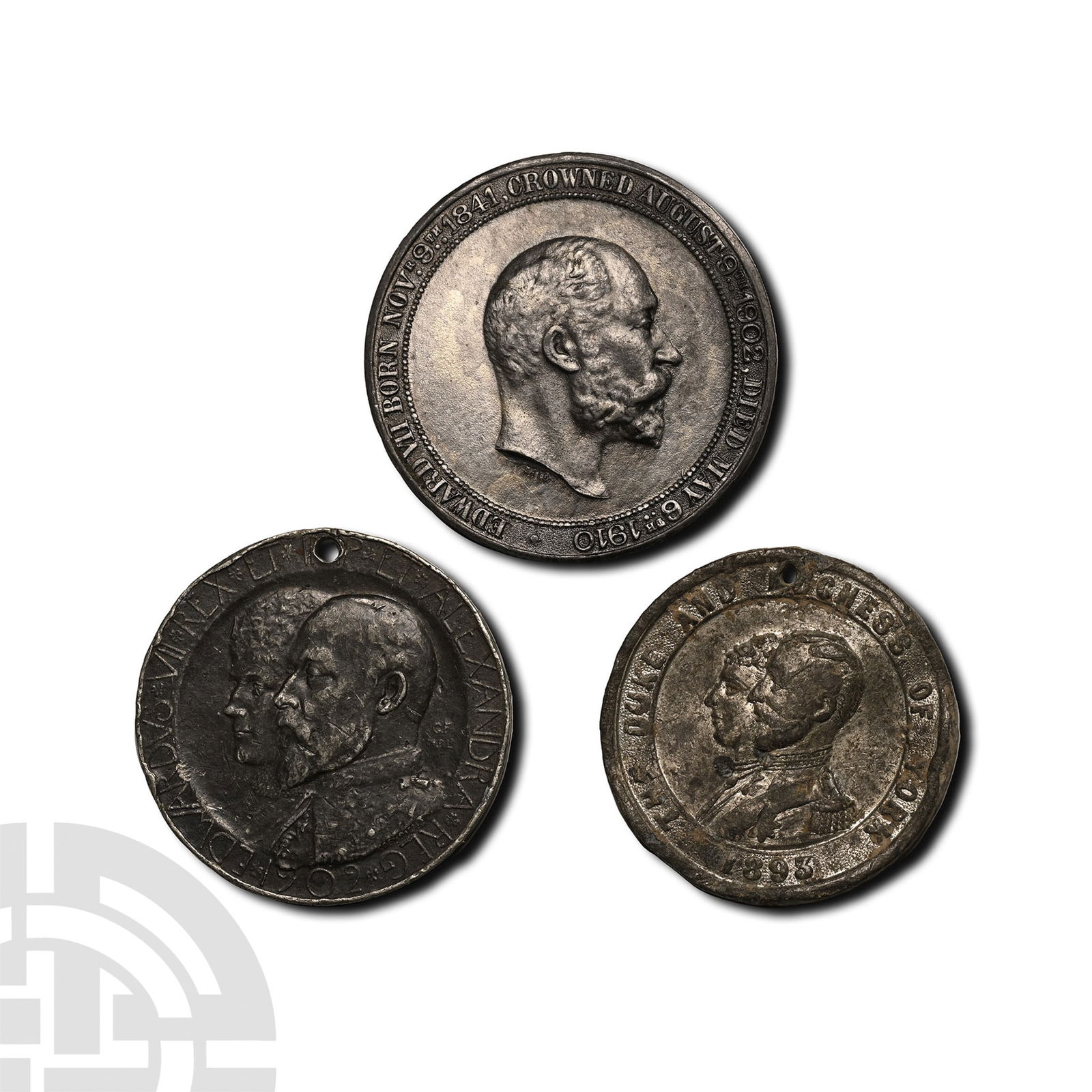 Edward VII and Alexandra AE Medallion Group. (1 of 2)